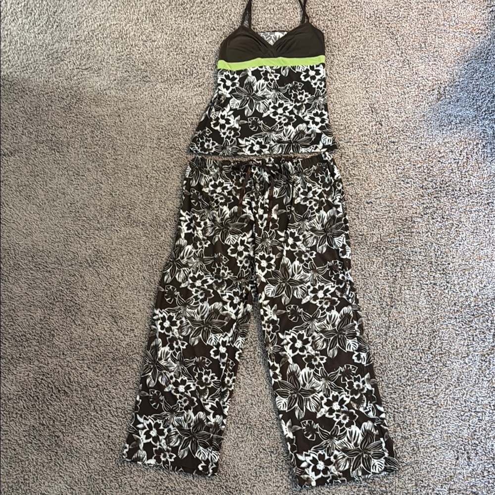 Brown & Cream Pajama Set
